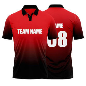 Hot Sale Men's Breathable Anti-Bacterial Quick Dry Cricket Shirt Jersey for Fitness Workout Training <b>Table</b> <b>Tennis</b> - Product Image 6