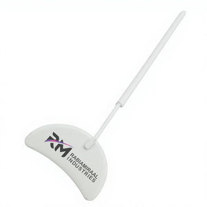 Moon Shape <b>White</b> Powder Coated Color Eyelash Extension <b>Mirror</b> Professional Lash Inspection <b>Mirror</b> Beauty Accessory Tool - Product Image 4