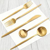 Gamme de couverts de table en acier inoxydable de qualité supérieure pour l'expansion de chaînes de restaurants, sourcing international de franchise, durable