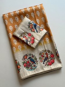 Sari en soie jacquard de luxe Reglance, tissage pur Jari, passepoil Dori, collection de saris traditionnels sans plis, tendance et de qualité supérieure - Product Image 1