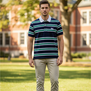 Camiseta Polo Clásica para Hombre, Manga Corta, Transpirable, de Algodón Piqué, con Impresión de Logotipo Personalizado, Camisetas Polo Lisas al por Mayor - Product Image 6