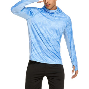 Chemises de pêche légères, respirantes, anti-UV, personnalisées, 100 % polyester, manches longues, UPF 50+, vêtements de pêche pour la pêche estivale - Product Image 3