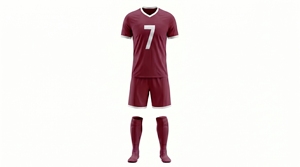 Uniforme de Fútbol 100% Transpirable, Material de Poliéster de Secado Rápido, Ligero, Absorbente de Humedad, Uniforme Deportivo Unisex Personalizado - Product Image 3