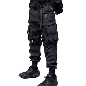 men techwear pants with modern street style for fashion wear mens techwear pants with flexible structure for active use - Product Image 1