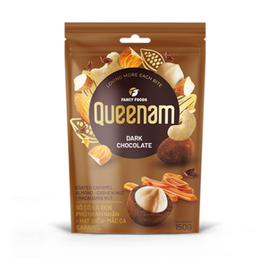 Dragées de chocolat pur en gros, bonbons et snacks en vrac, OEM/ODM, HALAL, 75G, noix de cajou, amandes, macadamia enrobées de chocolat noir et caramel, fournisseur - Product Image 2