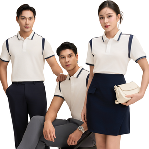 T-shirt polo de sport 210gsm coton poly hommes femmes extensible dynamique aisselles bloc de couleur OEM/ODM et livraison rapide - Product Image 1