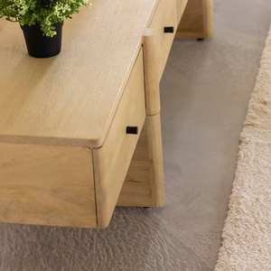 Mueble para TV Vandana Mira Vista de Madera de Mango con 4 Cajones - Product Image 3