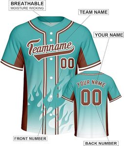Camiseta Deportiva de Béisbol de Alta Calidad, Versión Ciudad, con Logotipo, Nombre y Número Impresos, Malla de Poliéster, para Jóvenes - Product Image 2