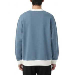 Sweat-shirt décontracté épais pour homme, style streetwear, pour un usage quotidien, avec un design moderne et simple, coupe confortable, sensation de chaleur et style facile à porter. - Product Image 2