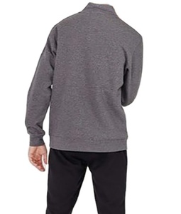 Sudadera personalizada con cierre de cremallera de un cuarto, cuello simulado, de algodón y forro polar para hombre 2025, precio de descuento al por mayor OEM ODM - Product Image 3