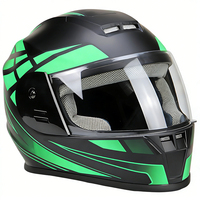 Casque de moto ABS pour course de motocross, casque de moto protecteur, casque intégral pour moto