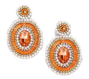 ต่างหูลูกปัดและหินปักเลื่อมสำหรับผู้หญิงต่างหูลูกปัดเครื่องประดับสำหรับงานเลี้ยงในราคาที่ดีที่สุดต่างหูลูกปัด - Product Image 1