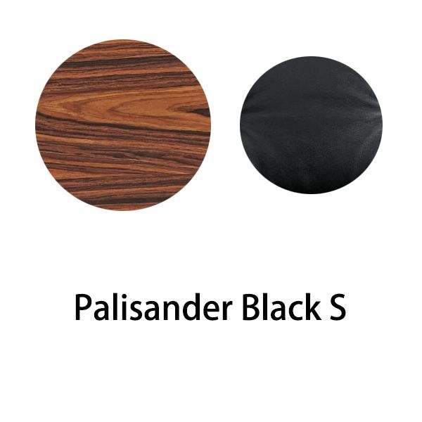 black leather palisander frame Color
