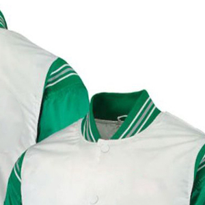 Chaqueta Varsity de Tela Suave para Hombre, Mangas Largas, Última Llegada, Alta Visibilidad, Unisex, Servicio OEM, Chaqueta del Mejor Fabricante para Hombre - Product Image 2