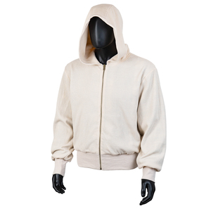 Veste à capuche pour homme Sportish Impex avec logo personnalisé, 100% coton, patchwork à carreaux, coupe ample, zippée, color block, en flanelle - Product Image 2