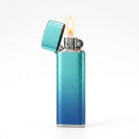Briquet électronique rechargeable en métal Serigs, coloré, de qualité supérieure, résistant au vent, pour barbecue en plein air, cigarettes