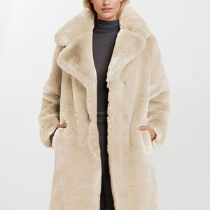 Chaquetas de Mujer de Alta Calidad, Última Moda, Abrigo Largo de Piel de Oveja con Cuello de Piel de Zorro, Ropa Exterior de Cuero para Invierno - Product Image 4