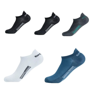 Ankle <b>Socks</b> <b>Men</b> Women Breathable Knitted Sport Low Cut Crew <b>Socks</b> <b>White</b> Black Gray Blue Summer Casual Wear - Product Image 2