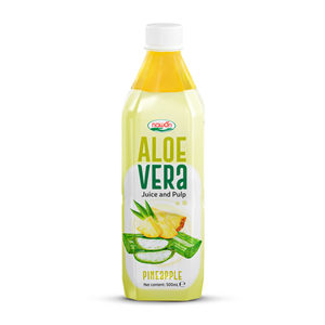 Boisson biologique à l'aloe vera et à l'ananas 500ml ISO Vietnam Vente en gros Meilleur fabricant de jus et de boissons saines OEM - Product Image 1