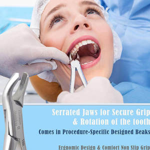 Herramienta Dental de Alta Precisión para Extracción Dental Segura y Efectiva con Agarre Firme y Control, Pinzas de Extracción Dental - Product Image 4