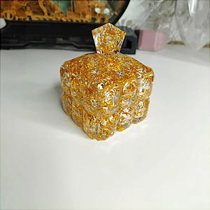 กล่องใส่เครื่องประดับเรซิ่นลายดอกไม้แบบพรีเมียม งานแฮนด์เมด กล่องเก็บเครื่องประดับตกแต่ง กล่องของขวัญเรซิ่นขนาดเล็ก - Product Image 5