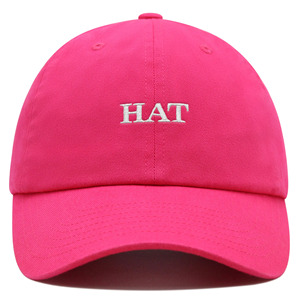 Casquette de baseball rose à 5 panneaux avec logo personnalisé, logo brodé, boucle métallique réglable, unisexe, tissu sergé décontracté, quatre saisons, adulte - Product Image 1