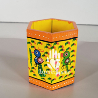 Support à stylos en bois émaillé de qualité supérieure, décoratif, organisateur de bureau, Theperfectbazaar India