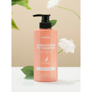 Kundal Sweet Peony Scent Intensive Conditioning Dog Shampoo 500 ml for <b>Pet</b> Grooming - Product Image 1