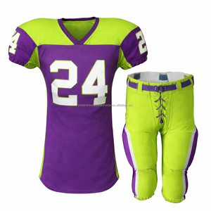 Camiseta de Fútbol Americano Sublimada de Secado Rápido, Transpirable, con Nombre y Número Personalizados, Tela de Sarga, OEM - Product Image 1