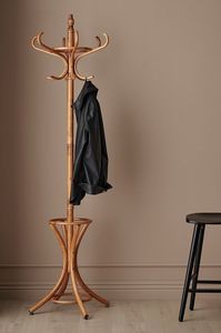 Classic Wooden Double Tier Adjustable Coat Rack <b>Standing</b> Non-Foldable Clothes <b>Hat</b> Bag Holder for Living Room Entryway Bedroom - Product Image 3