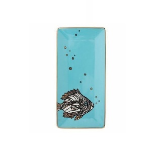 Plateau de service en métal émaillé de haute qualité, très tendance, avec poignées, pour la décoration de la maison, accessoire de service. - Product Image 1