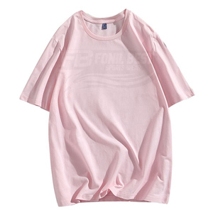 T-shirts amples à manches courtes en polyester respirant de haute qualité pour femmes, avec impression de logo personnalisé, vente en gros - Product Image 3