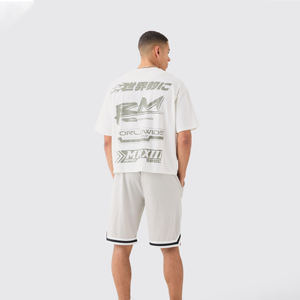 Pantalones Cortos Deportivos para Hombre, Estilo Retro, de Malla, Bordados, con Bolsillos, a Bajo Precio - Product Image 4