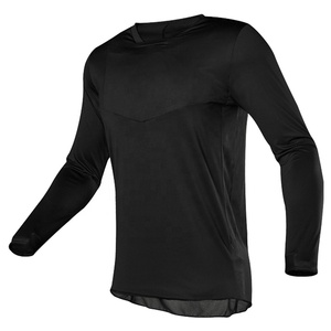 Camiseta de Motociclismo Personalizada con Etiqueta, Resistente al Viento, 100% Poliéster, para Carreras de Motocross, MTB, MX, BMX, con Protección - Product Image 1