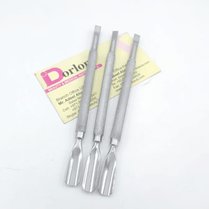 Empujador de Cutículas de Alta Calidad para Salón, Herramienta de Manicura de Doble Cabeza, Empujadores de Cutículas de Acero Inoxidable de Marca Privada, Herramientas para el Cuidado de las Uñas - Product Image 4