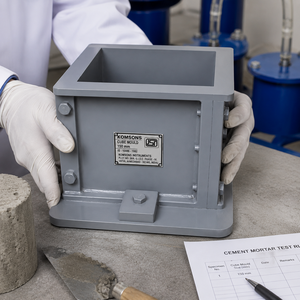 Moule à cube de 150 mm pour essais de béton | Moule d'essai de cubes de béton robuste pour l'essai de résistance à la compression, essais de construction - Product Image 5