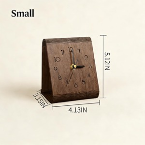 Premium Wooden <b>Table</b> <b>Clock</b> Decorative Desk Timepiece Perfect For Home Office And Living Room Decor Wholesale From India - Product Image 4