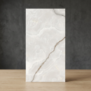 Rivera Onyx 24x48 Inch 20mm Glossy Porcelain <b>Wall</b> Floor <b>Tiles</b> Outdoor <b>Bathroom</b> <b>Adhesive</b> Luxury Onyx Vein Polished Collection - Product Image 2