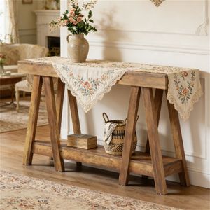Two-Level Storage Console <b>Table</b> As <b>Sofa</b> <b>Side</b> <b>Table</b> Entrance <b>Table</b> or Corridor <b>Table</b> - Product Image 1