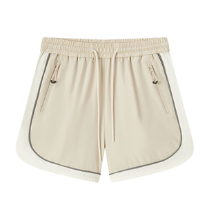 Shorts en coton uni pour femmes, taille plus, coupe régulière, tissu 100 % coton, shorts décontractés pour femmes - Product Image 1