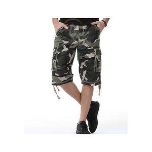 Men <b>Cargo</b> Shorts Ripstop Cotton Nylon Water Resistant Multi Pocket Outdoor <b>Work</b> Shorts Custom OEM Manufacturer - Product Image 2