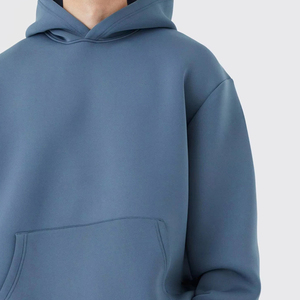 New Arrival Hot Sale Men's Winter Casual Wear Oversized Hoodies Polyester/Cotton <b>Blend</b> Windproof Breathable Oversized Hoodie - Product Image 5