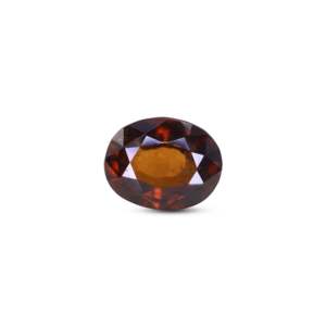 Natural Oval Cut Hessonite Gomed 6.85 Carat 15mm Loose Gemstone for Fine Jewelry - Product Image 1