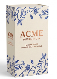 Elegantes Botellas de Cobre con Diseño Floral Azul y Hojas, a Prueba de Fugas, para Bebidas, Ideales para Hidratación Diaria, Viajes, Gimnasio, Hogar, Oficina y Yoga - Product Image 6