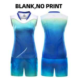 Ensemble d'uniformes de volley-ball en polyester, couleurs et logo personnalisés, dernier style, service OEM, vente chaude, uniforme de volley-ball sur mesure - Product Image 4