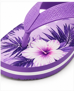 Sandalias de Playa para Mujer, Diseño Floral, para Verano, Uso Casual al Aire Libre, Cómodas y Antideslizantes, Suministro de Fábrica - Product Image 3