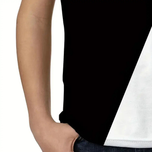 เสื้อยืดเด็กคอกลมคุณภาพสูง ผ้าฝ้าย 100% ระบายอากาศได้ดี แขนสั้น ผ้าแคนวาส สำหรับเด็กผู้ชาย - Product Image 4