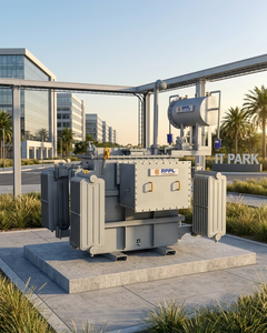 หม้อแปลงไฟฟ้าแบบจุ่มน้ำมัน 800 kVA แรงดันหลัก 20 kV แรงดันรอง 400V ระบบระบายความร้อนแบบ ONAN/ONAF ขดลวดทองแดง พร้อมตัวเปลี่ยนแทปแบบออฟโหลด - Product Image 1