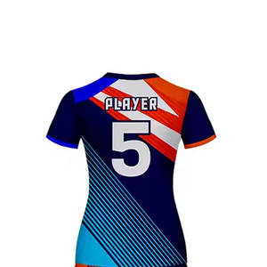 ชุดกีฬาวอลเลย์บอลผู้ชายแบบขายส่งสั่งทำได้ ระบายอากาศได้ดี พิมพ์ลายแบบ Sublimation ทั้งตัว แห้งเร็ว ต้านเชื้อแบคทีเรีย สำหรับผู้ใหญ่ - Product Image 6