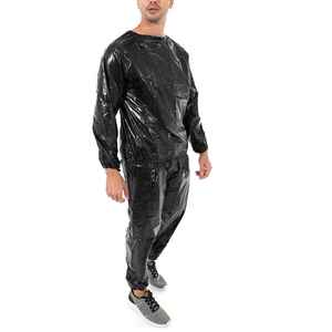 Custom Printing Logo Man Polyester Home Use Fitness Body Shape Weight Loss Sauna Suit - Product Image 5
